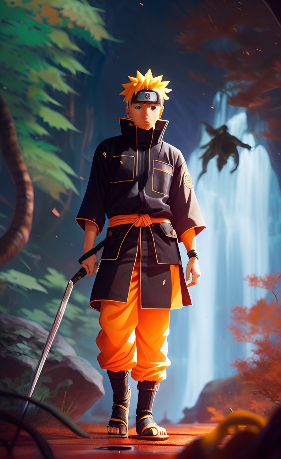 Manga Art Phone Wallpaper Design 27