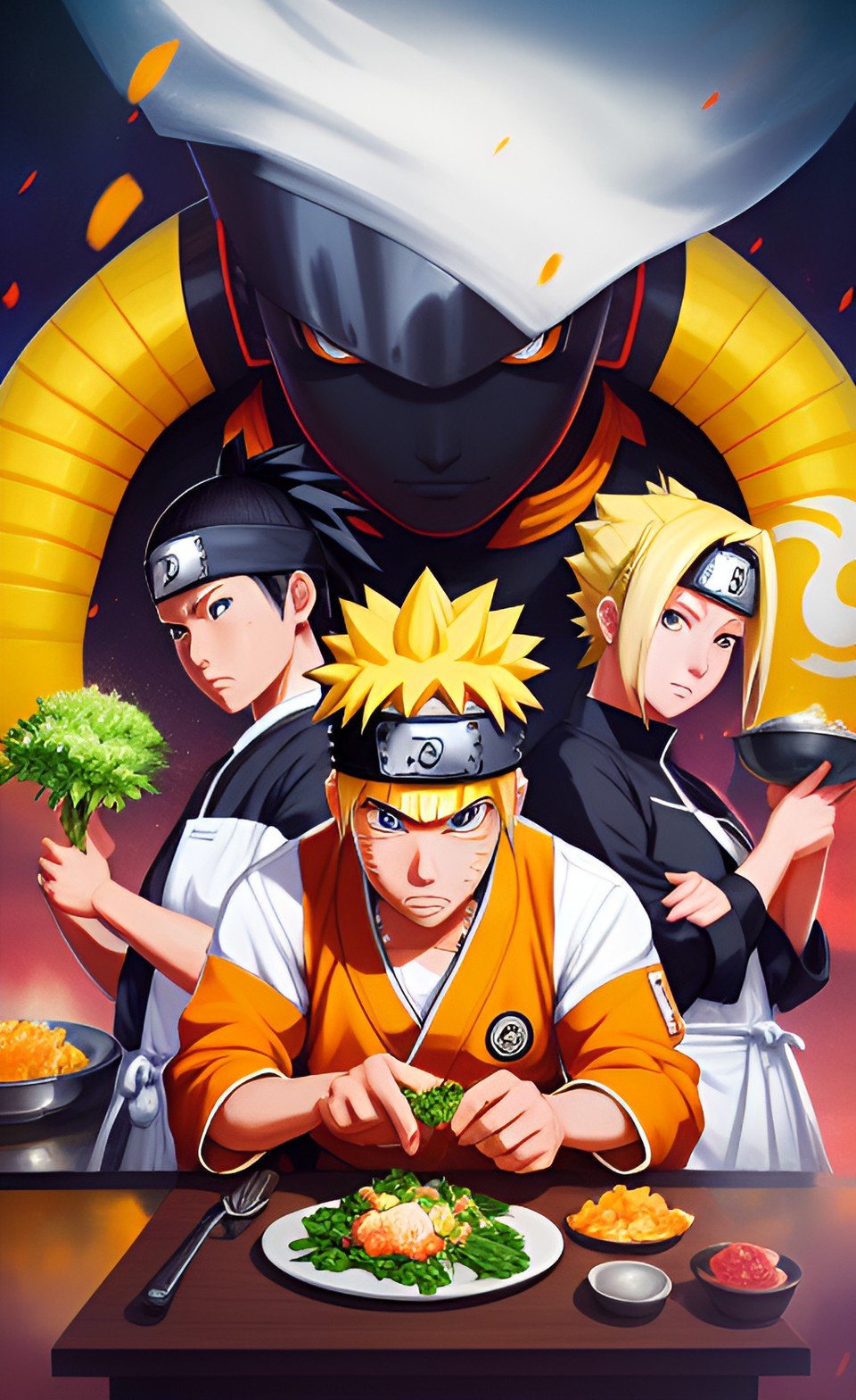 Manga Art Phone Wallpaper Design 32
