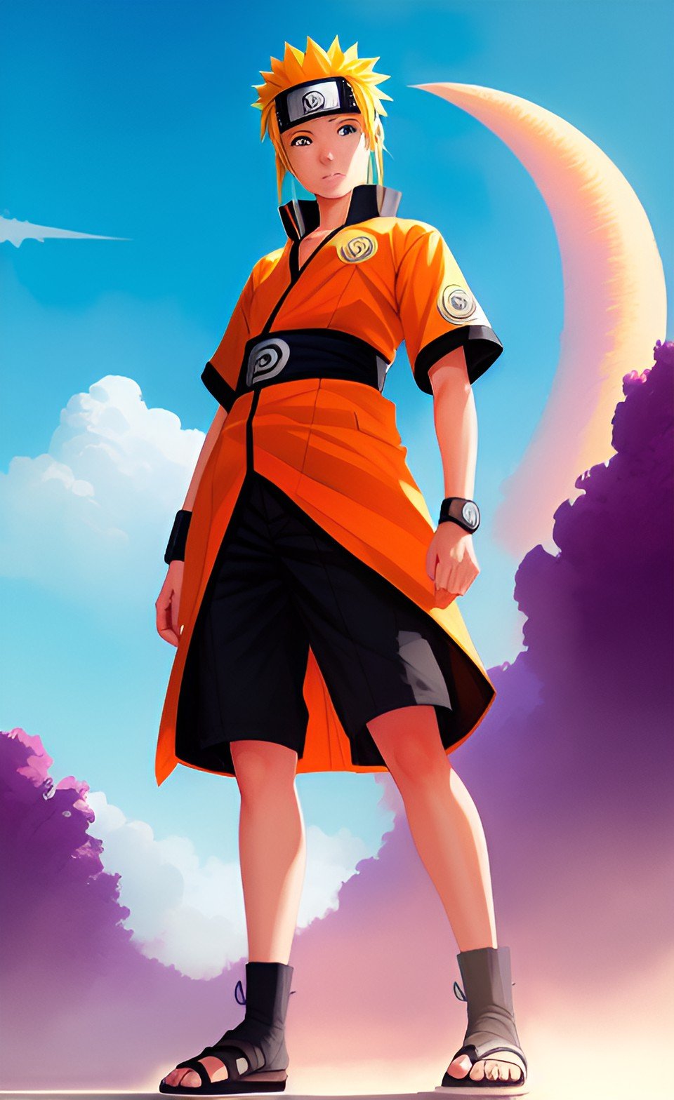 Manga Art Phone Wallpaper Design 32