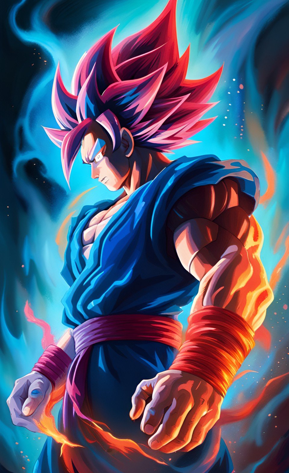 Manga Art Phone Wallpaper Design 4