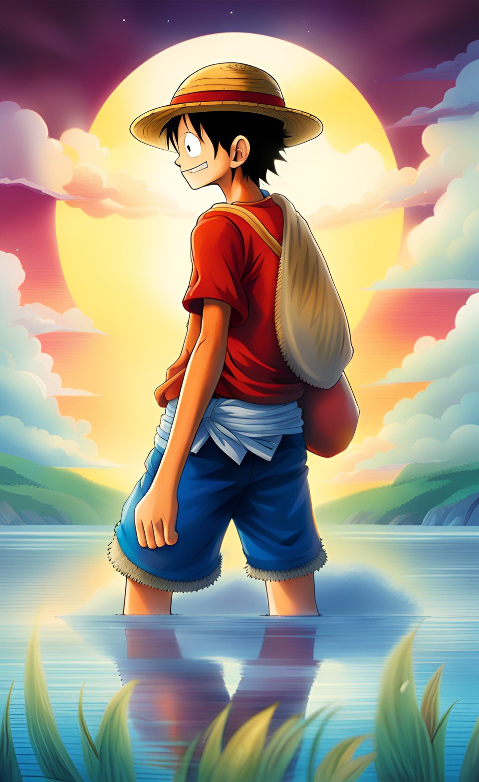 Vibrant Anime Art Background for Daily Inspiration