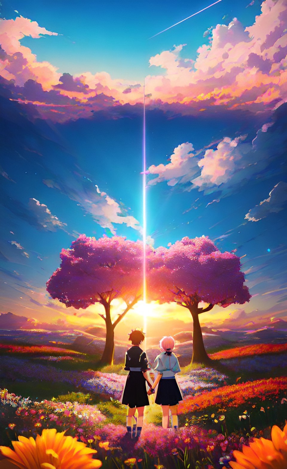 Minimalist Anime Art Background for Daily Inspiration