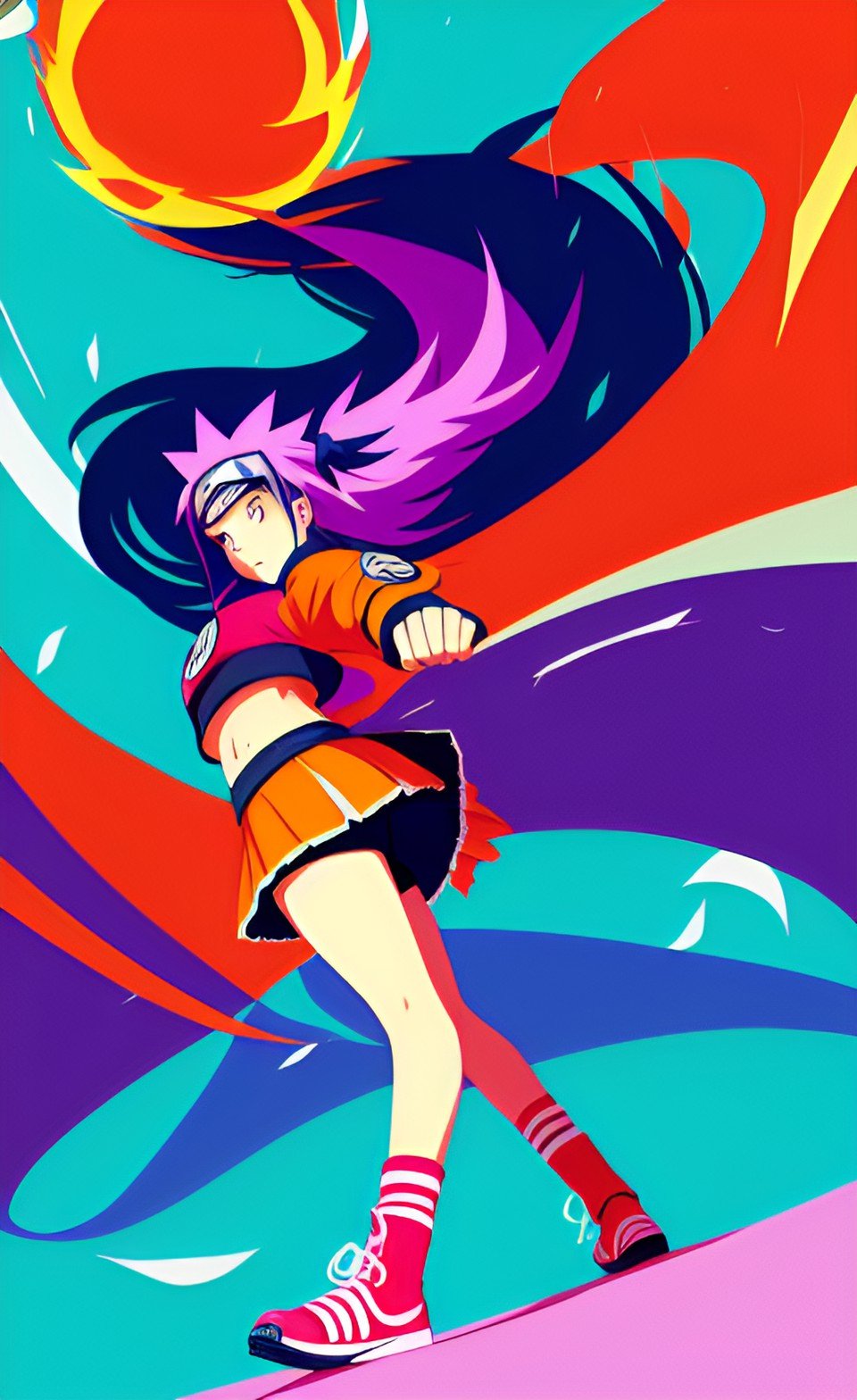 Minimalist Anime Art Background | Wallpaper