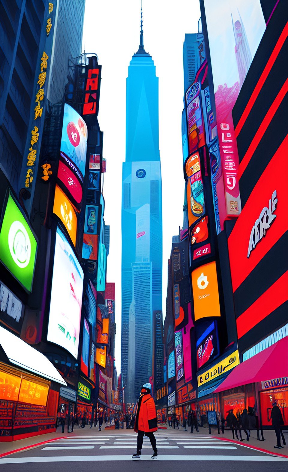 Vibrant Anime Art Background You'll Love