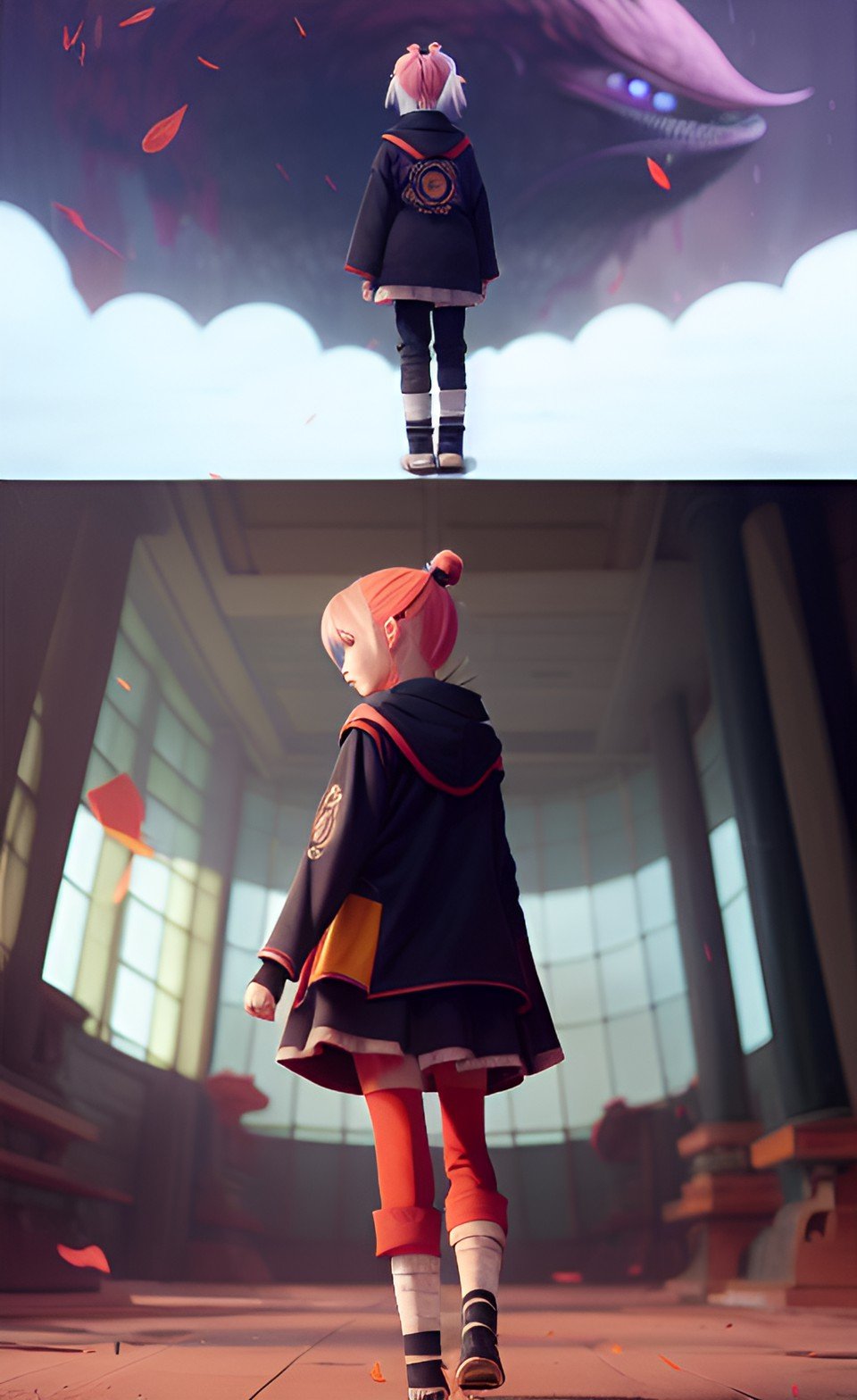 Minimalist Anime Art Background for Daily Inspiration