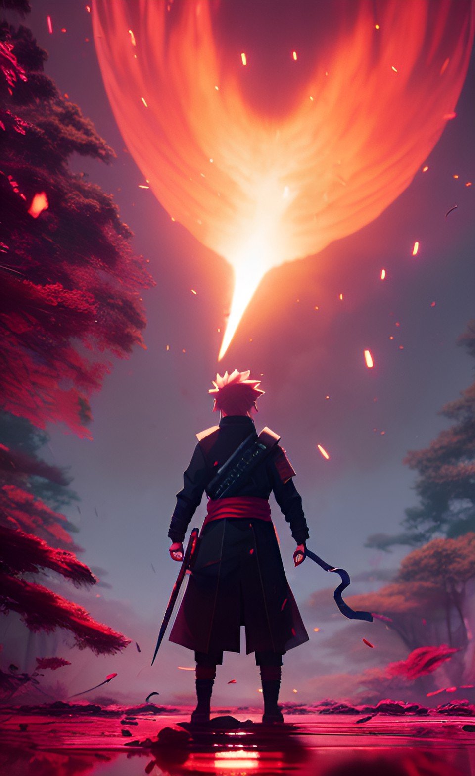 Vibrant Anime Art Background You'll Love
