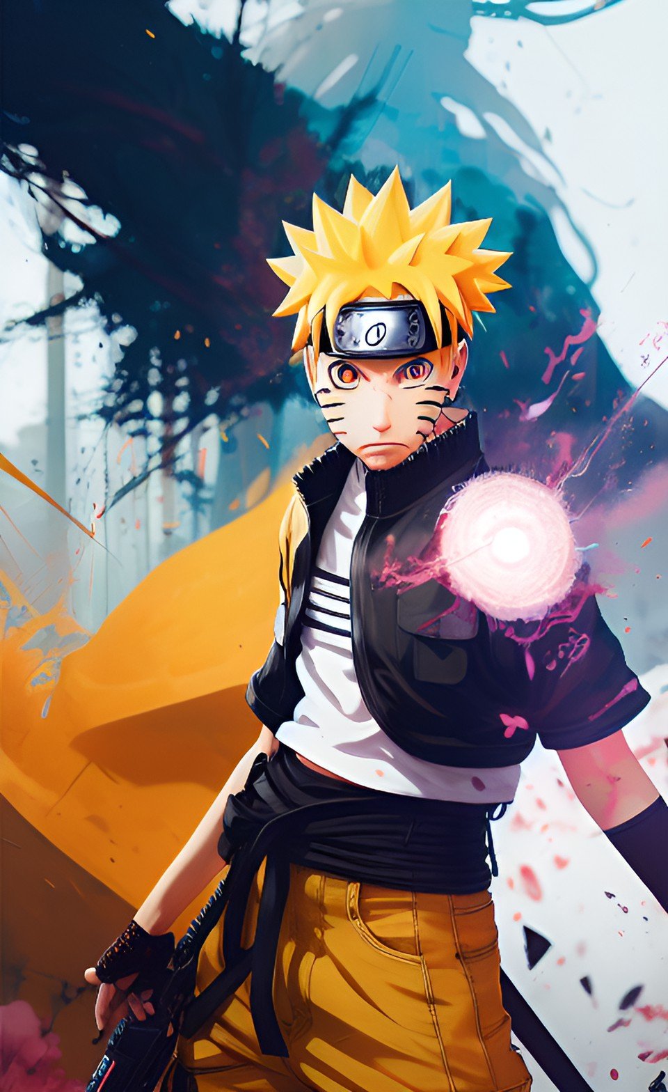 Striking Anime Art Background | Wallpaper