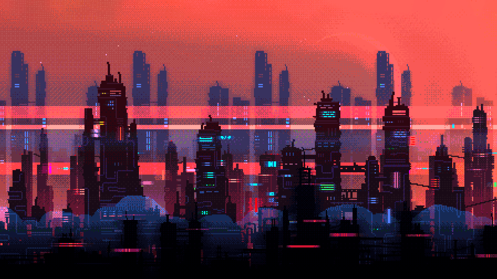 This Neon Wallpaper Is Going Viral