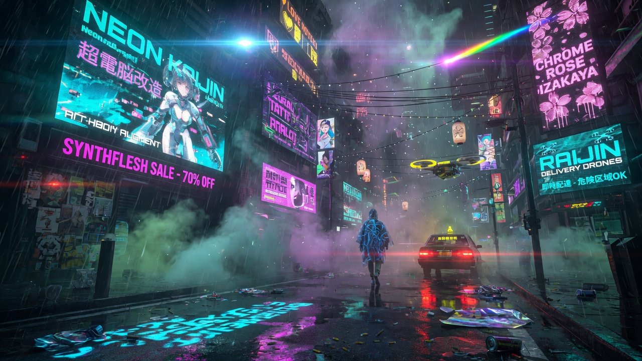 Saving This Neon Wallpaper for Later